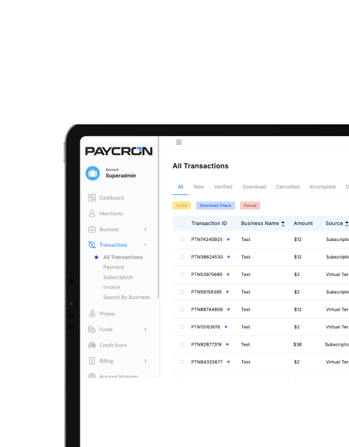 Track Payments in Real Time
