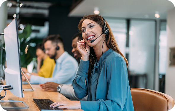 Healthcare professionals working